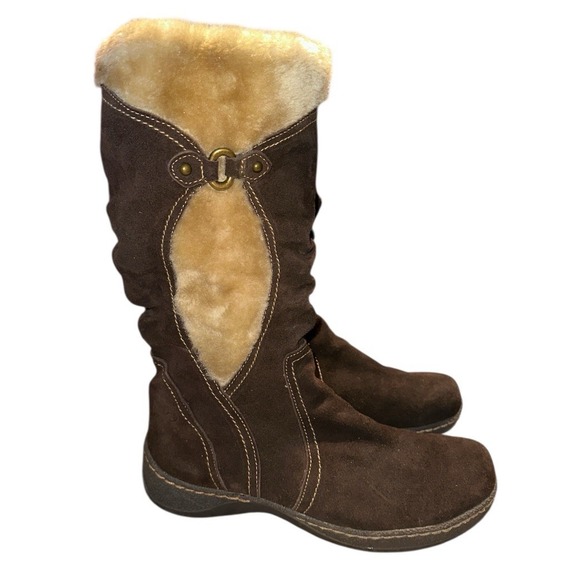 BareTraps Brown Womens Suede Tall Boots US Size 10 Ellerie Boho Hippie - Picture 3 of 11